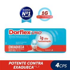 Dorflex Uno Dipirona Monoidratada 1g 4 comprimidos 4 Comprimidos