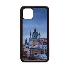 Capa Castle Clouds Blue Sky para iPhone 12 Pro Max para Apple Mini Mobile Case Shell