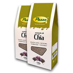 Kit 2 Semente de Chia Pazze 150 gramas