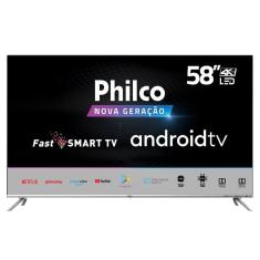 Smart TV Philco 58&quot; PTV58GAGSKSBL 4K LED 3 Hdmi  2 Usb - Bivolt