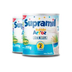 Kit 2 Supramil Bebida de Arroz sem Lactose Kids Unilife 200g