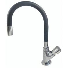 Torneira Automática Flexível Preta Banheiro, Mesa Cozinha - ORIGINAL C