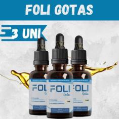 3 Frascos Foli Gotas 30ml - G4