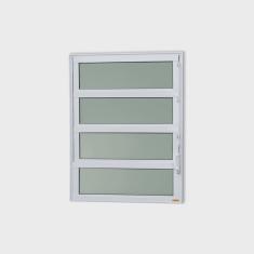 Janela de Alumínio Basculante 80x120cm Vidro Mini Boreal Elite Brimak