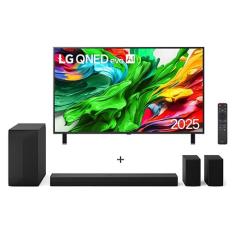 Combo Smart TV LG QNED AI 4K QNED85 de 65 polegadas 2025 + SoundBar S60TR 5.1 Canais, Bluetooth 5.3, Dolby Digital  - 65QNED85AS.S60T