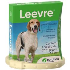 Coleira Antipulgas Ourofino Leevre para Cães de Grande Porte - 63 cm