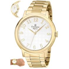 Relogio Feminino Champion Dourado CN26368H