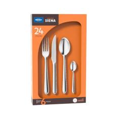 Faqueiro Inox Siena 24 Peças Compacto Brinox - 5109/142