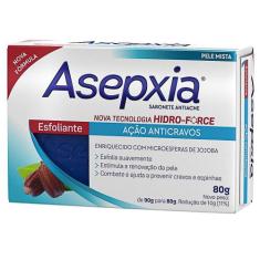 Sabonete Asepxia Esfoliante Ação Anticravos 80g, 80g