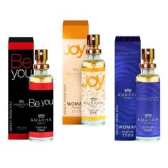 Kit 3 Perfume Feminino Amakha Paris Be You Joy Hypnotize