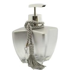 Kit 01 vidros estrela degrade 280 ml + válvula sabonete cromado + ping