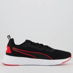 Tênis Puma Flyer Flex BDP Preto e Vermelho-Masculino