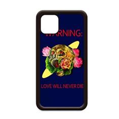 Capa Love Will Never Die Skull para iPhone 11 Pro Max para Apple Mobile Case Shell