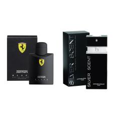 Kit Perfume Ferrari Black 125ml + Perfume Silver Scent