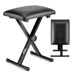 Banco Para Teclado Dobrável Com Ajuste De Altura Voik B-900