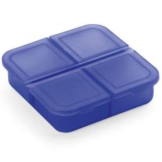 Porta Comprimidos com 4 Divisórias TopGet, Violeta