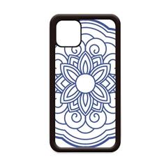 Capa chinesa com estampa de flor azul para iPhone 11 Pro Max para Apple Mobile Case Shell