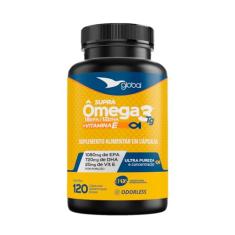 Ômega 3 TG 18 EPA 12 DHA + Vitamina E Global 120 Cápsulas
