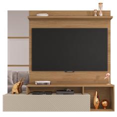 Painel Bancada Para TV até 65 Polegadas Marrom Inbox Caemmun