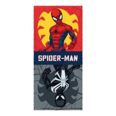 Toalha De Banho Felpuda Homem Aranha Lepper 120x60cm