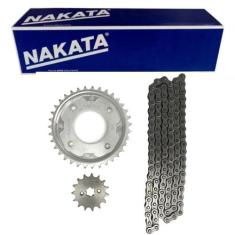 Kit Coroa Pinhão Corrente - Biz 100 1998 A 2006 / C100 Biz 1998 A 2005