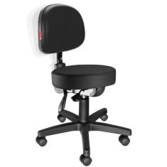 Cadeira Mocho Ergonômico Preto Secretária Cadeira Brasil CB 1630
