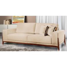 Sofá Fixo Magnus 3 Lugares Luxo 210cm Castellar Móbile