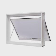 Janela de Aço Maxim-Ar 60x80cm Vidro Boreal Qualitysol Ramassol