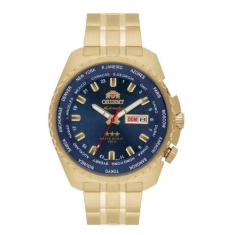 Relógio Automático Orient Masculino Dourado 469GP057F D1KX