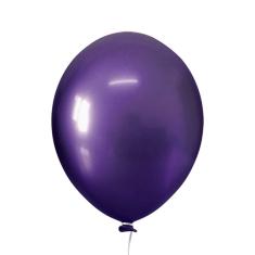 Balão Cromado Alumínio Violeta - 5 Polegadas - 25 Unidades