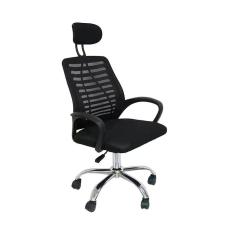 Cadeira Office Diretor com Encosto e Rodízios Cádis Preto