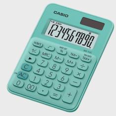 Mini Calculadora Casio de mesa c/ visor amplo 10 dígitos