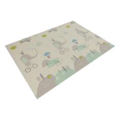 Tapete De Atividades Tatame Infantil 195X150 Dupla Face 6mm