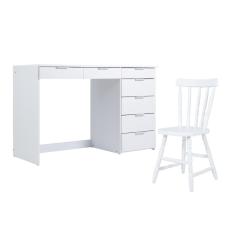 Mesa De Escritório Ditália 7 Gavetas Com Cadeira Pe-90