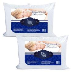 Kit 2 Travesseiros Percal 200 fios Casa Dona