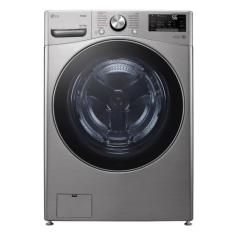 Lava e Seca Smart LG com Inteligência Artificial AI DD, Inox, Frontal, 18kg/10kg, 99x70x77 cm, Wi-Fi, Acima de 10 Programas, 110V, Controles Digitais, 1400 RPM, Acesso Frontal