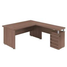 Mesa em L 1.8 Brasil Noce