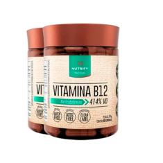Kit 2 Vitamina B12 Metilcobalamina Nutrify 60 Cápsulas