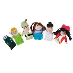 Dedoches De Feltro Peter Pan 6 Personagens Kits E Gifts
