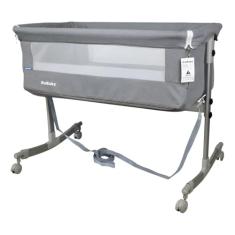 Berço Portátil Sleep 3 em 1 Moisés Co-bed Acopla na Cama - Cinza Kababy