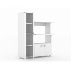 Balcão Multiuso 03 Portas Branco Tecno Mobili