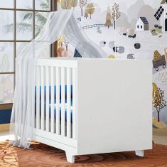 Berço Cama Life 100% Mdf com Colchão Branco - Tigus Baby