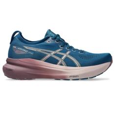 ASICS Tênis de corrida feminino Gel-Kayano 31, Azul-marinho/Watershed Rose, 35