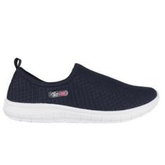 Tênis Slip On Calce Fácil Feminino Actvitta Preto/Branco - 4828.100-Feminino