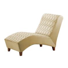Poltrona Divã Chaise Longue Bege