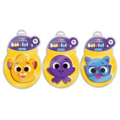 Mordedor Bolofofos Macio Bebês com Textura para Massagear os Dentinhos Sophie, Pow e Rick - Pais e Filhos