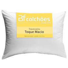 Travesseiro Lavável Extra Macio Conforto Fibra Siliconada Antialérgico BF Colchões