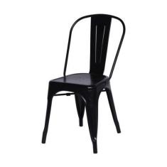 Cadeira Em Aço Com Encosto 86cm Tolix - Or Design