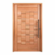 Porta Pivotante Maciça 214x109cm Eucalipto Pm97 Cruzeiro Portas Nude