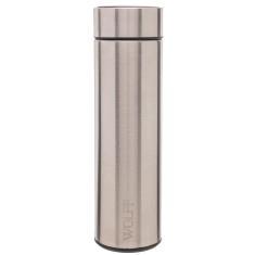 Garrafa Térmica Com Termômetro Led Prata Wolff Prata